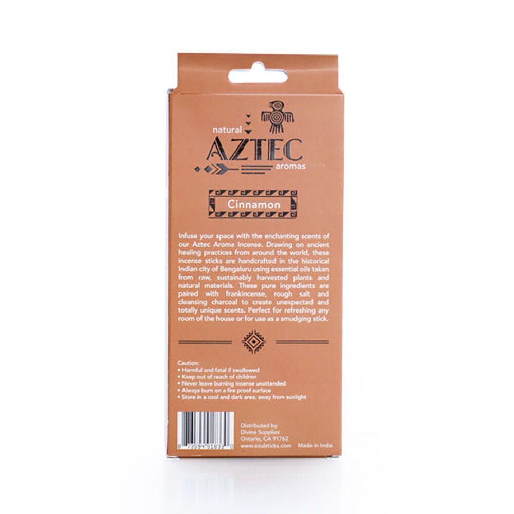 12x 6pc Wild Scents Aztec Aromas Plant Based Incense - Cinnamon