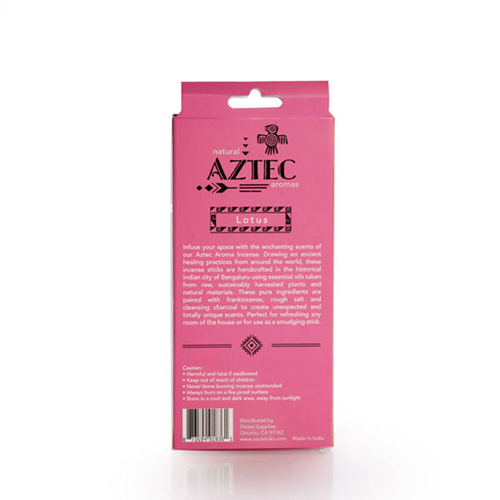 12x 6pc Wild Scents Aztec Aromas Plant Based Incense - Lotus