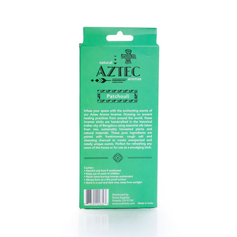 12x 6pc Wild Scents Aztec Aromas Plant Based Incense - Patchouli