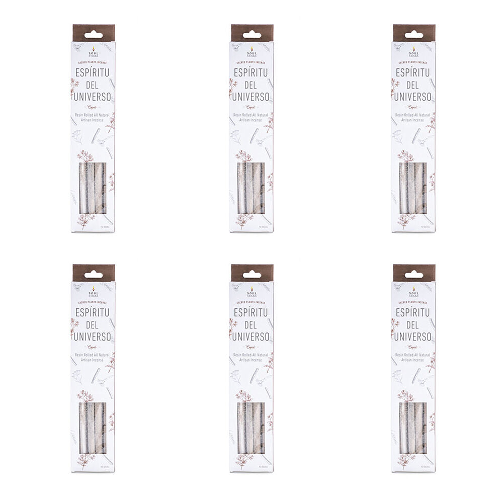 6PK Wild Scents Hand-Rolled Resin Incense Scented Sticks Copal 23x1x1cm