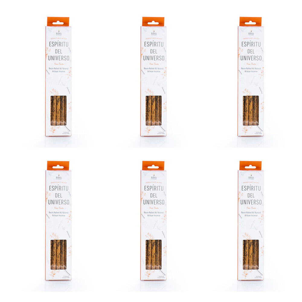 6PK Wild Scents Hand-Rolled Resin Incense Scented Sticks Palo Santo 23x1x1cm