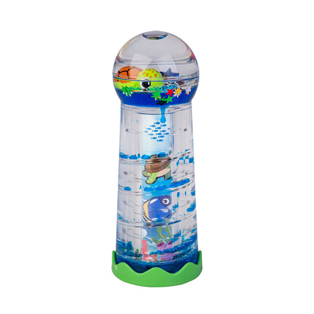 2PK Aquaworld Liquid Timer Kaleidoscope Turtle Sensory Relax Toy 5x13cm