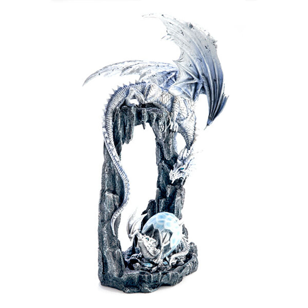 Mystical Worlds Chandelier Dragon Cave Home Decor Figurine White