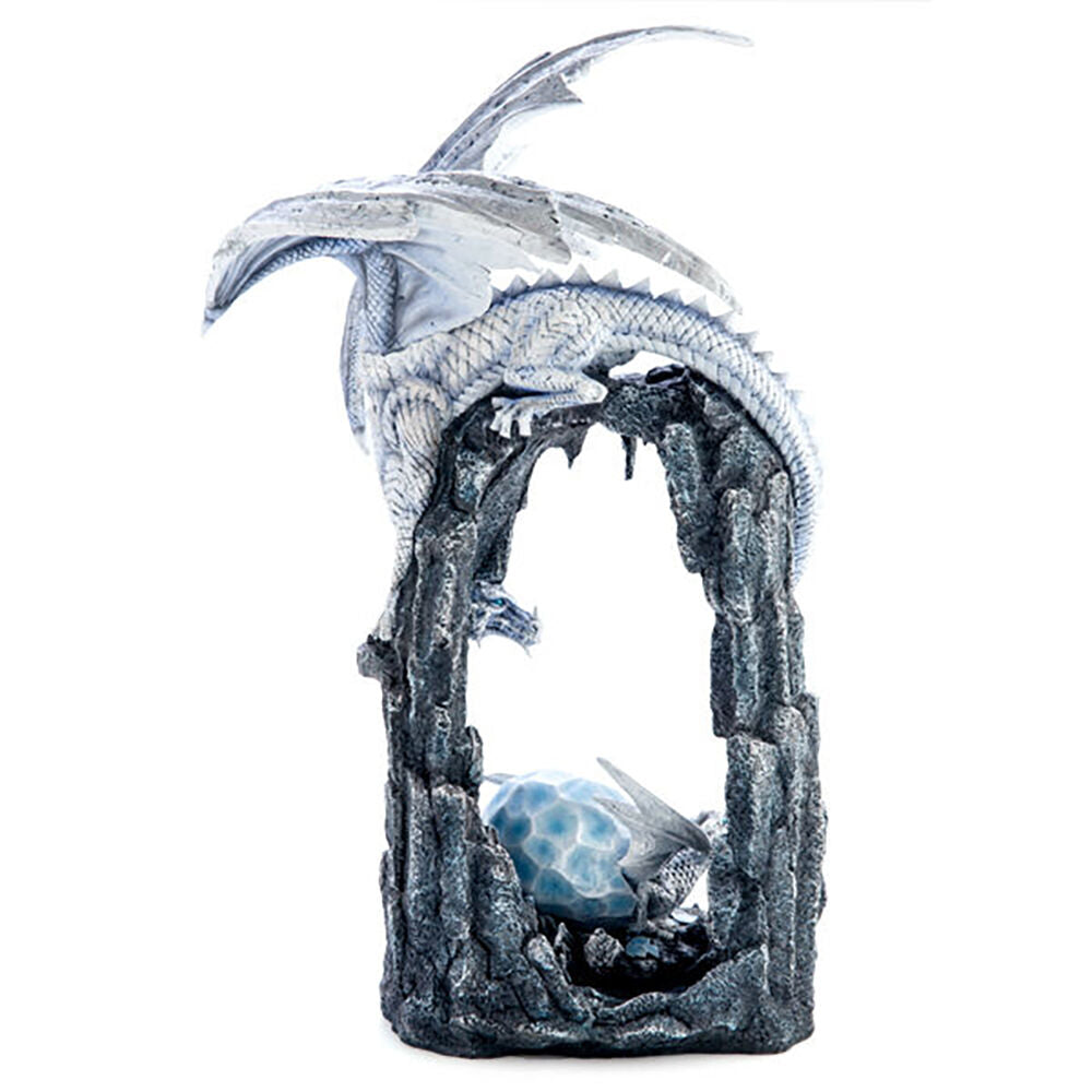 Mystical Worlds Chandelier Dragon Cave Home Decor Figurine White