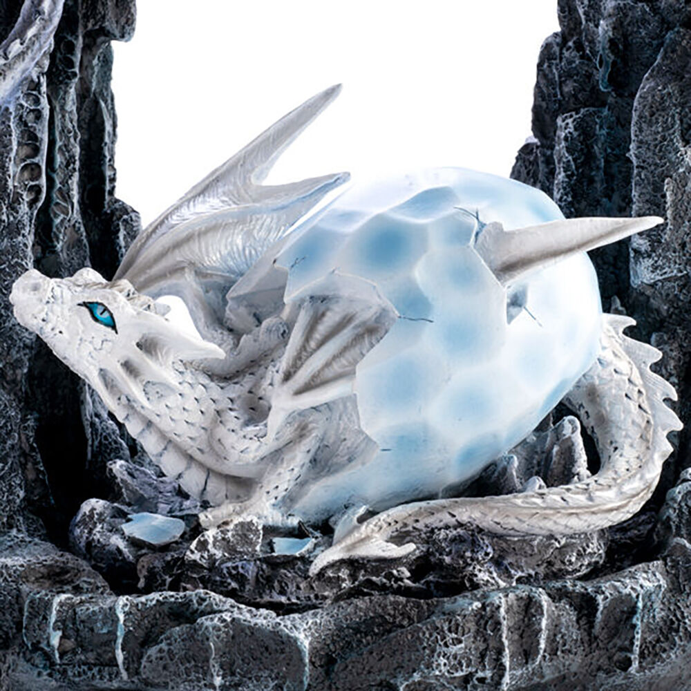 Mystical Worlds Chandelier Dragon Cave Home Decor Figurine White