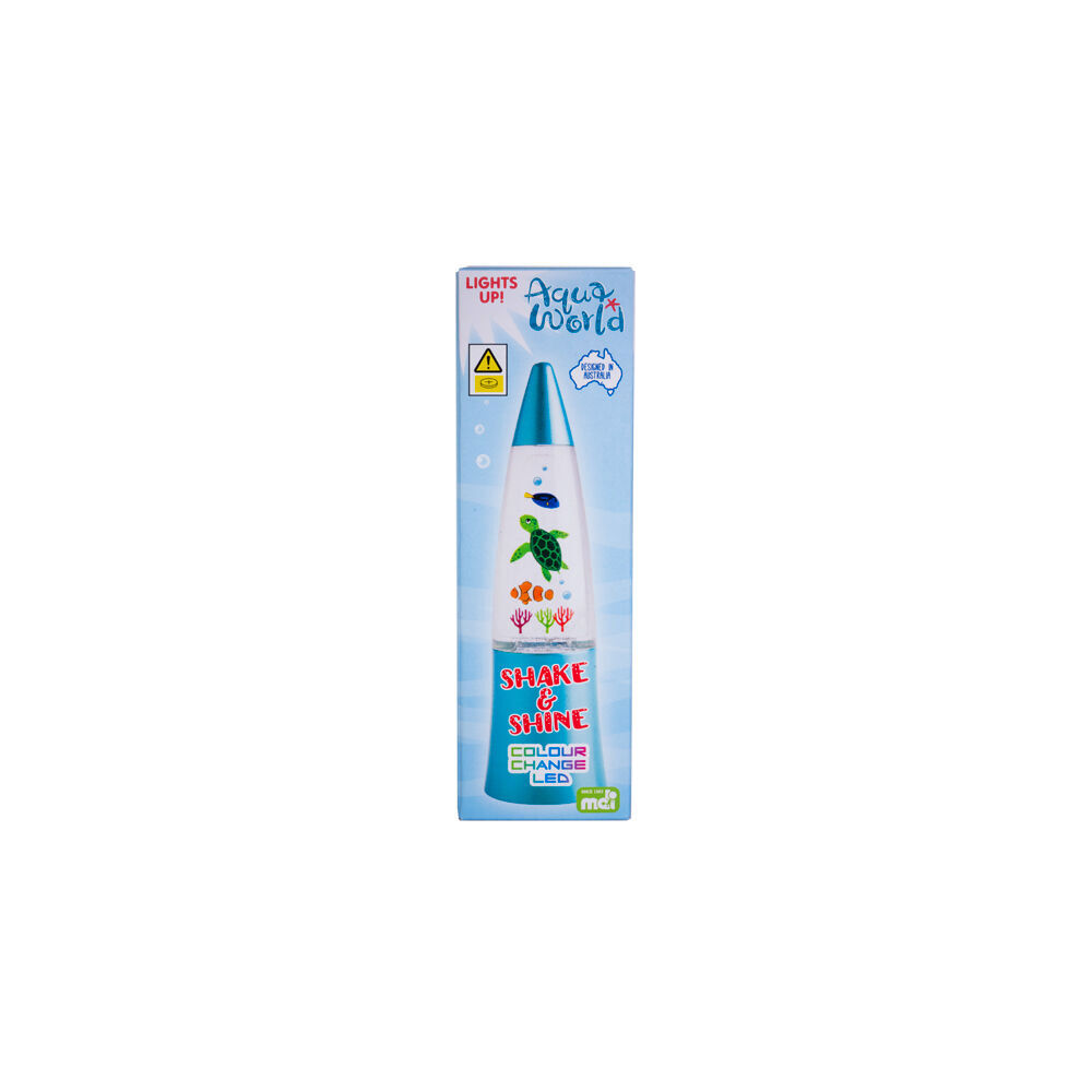 MDI Shake & Shine Mini Motion LED Glitter Lamp 4x4x15.2cm Aquaworld Sea Animal