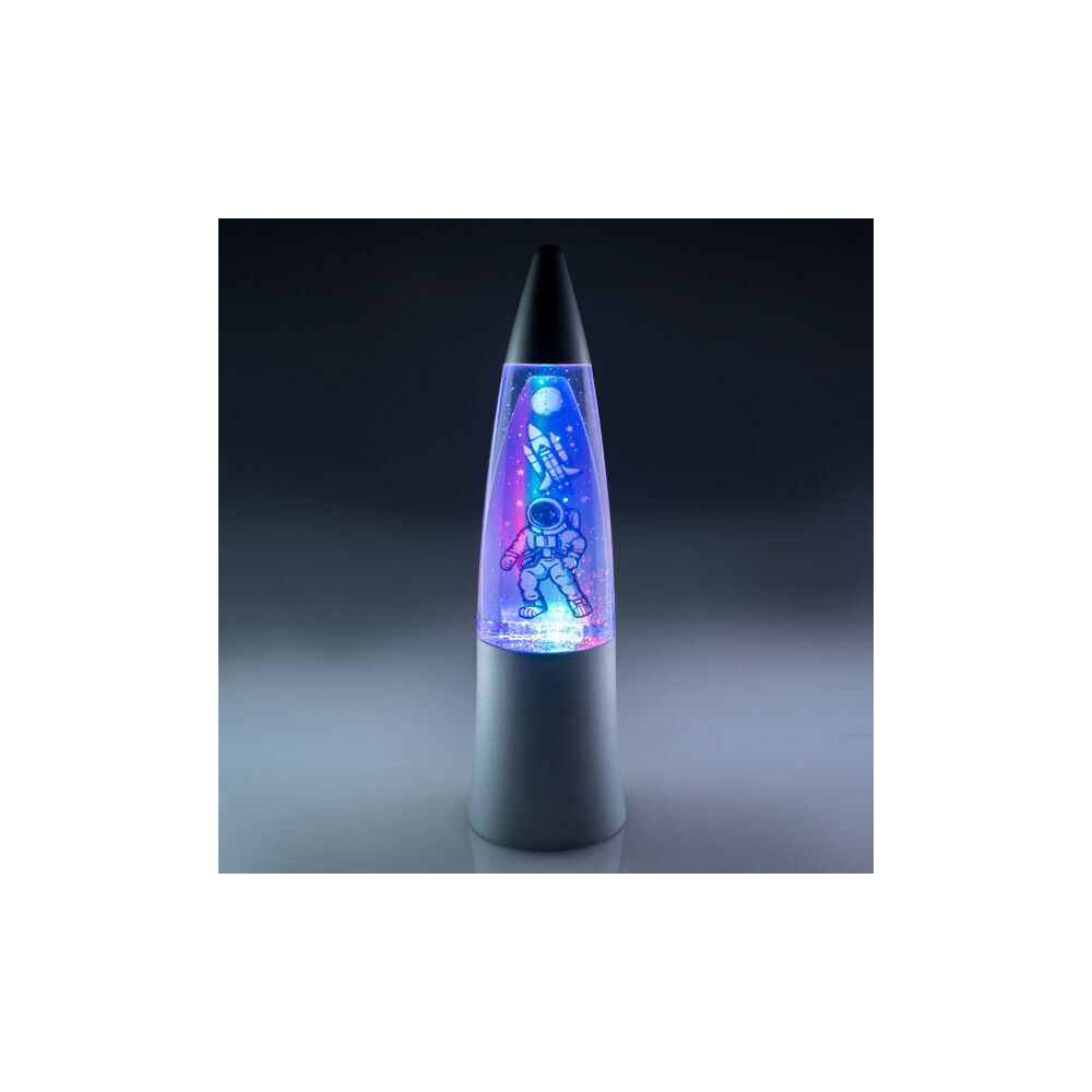 2PK MDI Shake & Shine Mini Motion LED Glitter Lamp 4x4x15.2cm Outer Space