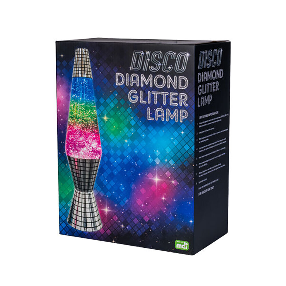 MDI Diamond Glitter Lamp Bedside Tabletop Decor - Disco Mirror