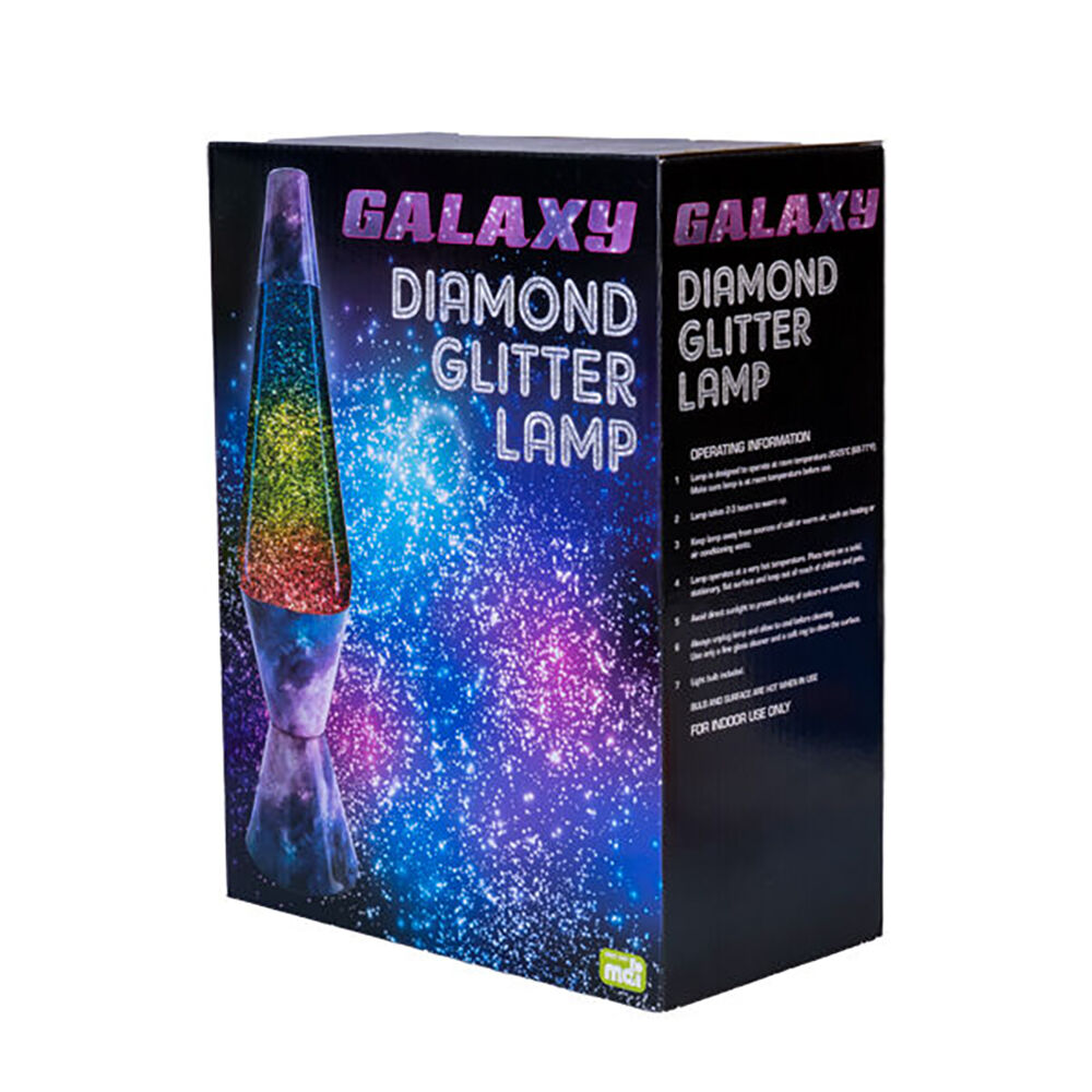 MDI Diamond Glitter Lamp Bedside Tabletop Decor - Galaxy