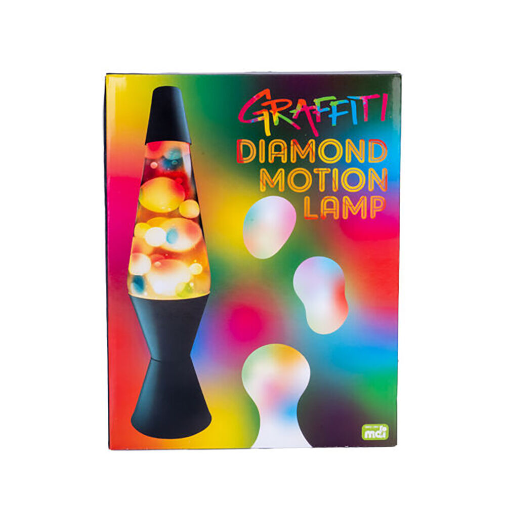 MDI Diamond Motion Lamp Bedside Tabletop Decor - Graffiti