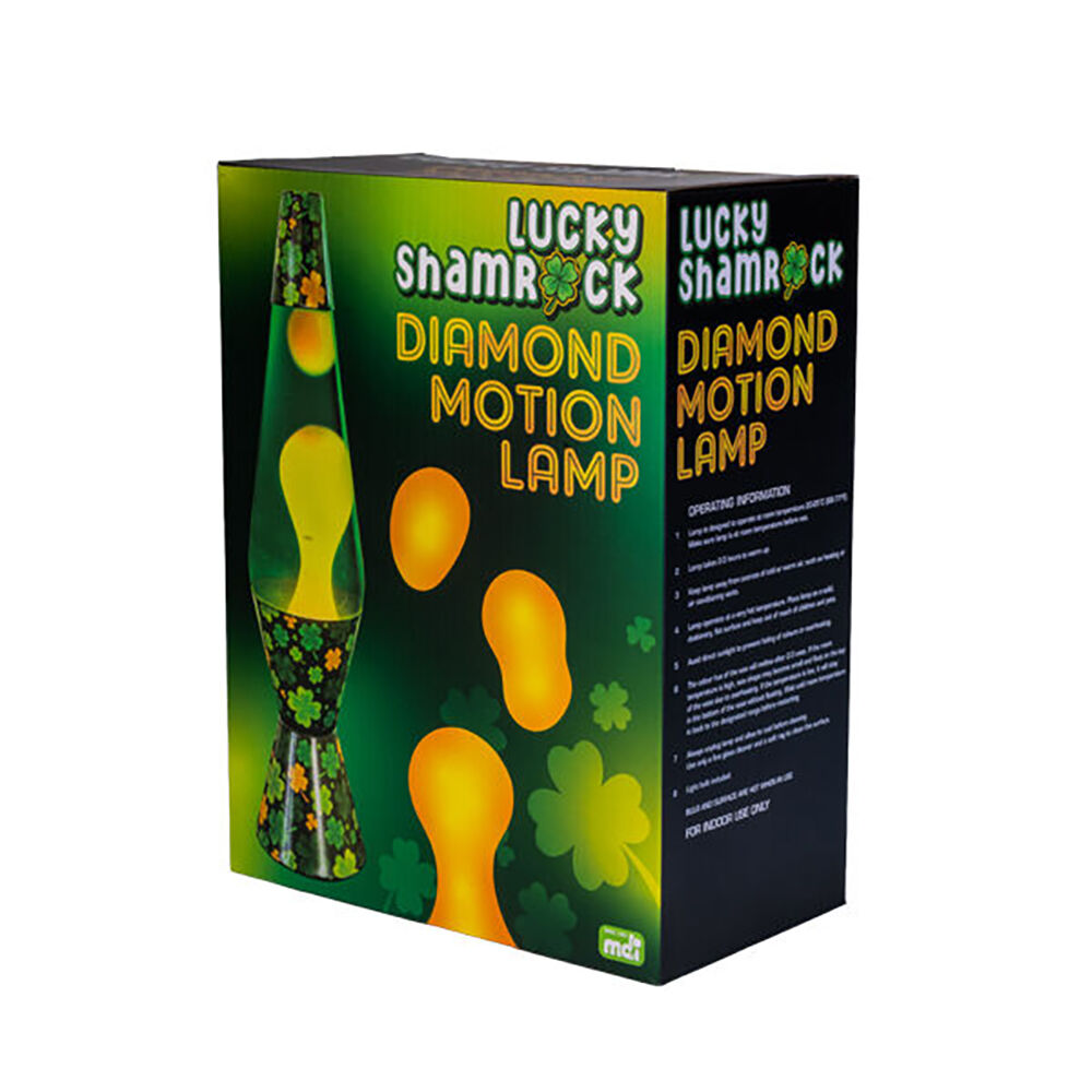 MDI Diamond Motion Lamp Bedside Tabletop Decor - Lucky Shamrock