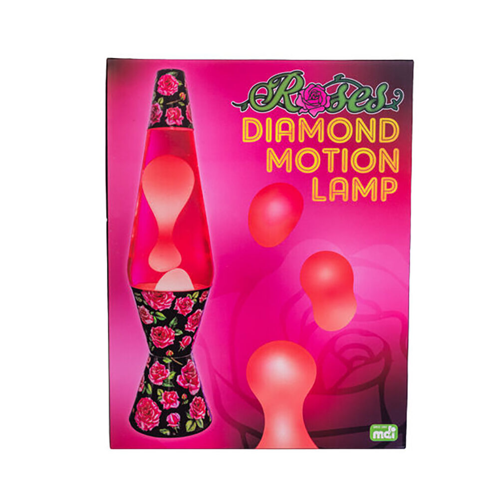 MDI Diamond Motion Lamp Bedside Tabletop Decor - Roses