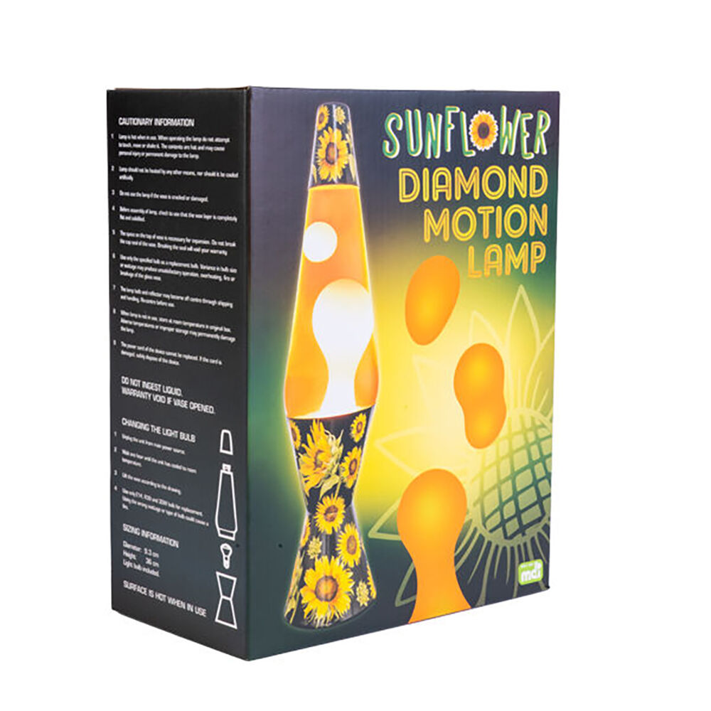 MDI Diamond Motion Lamp Bedside Tabletop Decor - Sunflower