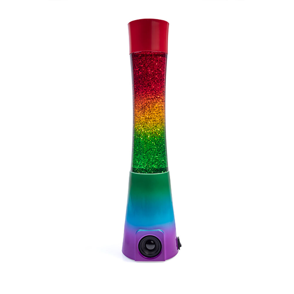 Art + Tech Glitter Kids/Children Bedside Decor Lamp Rainbow