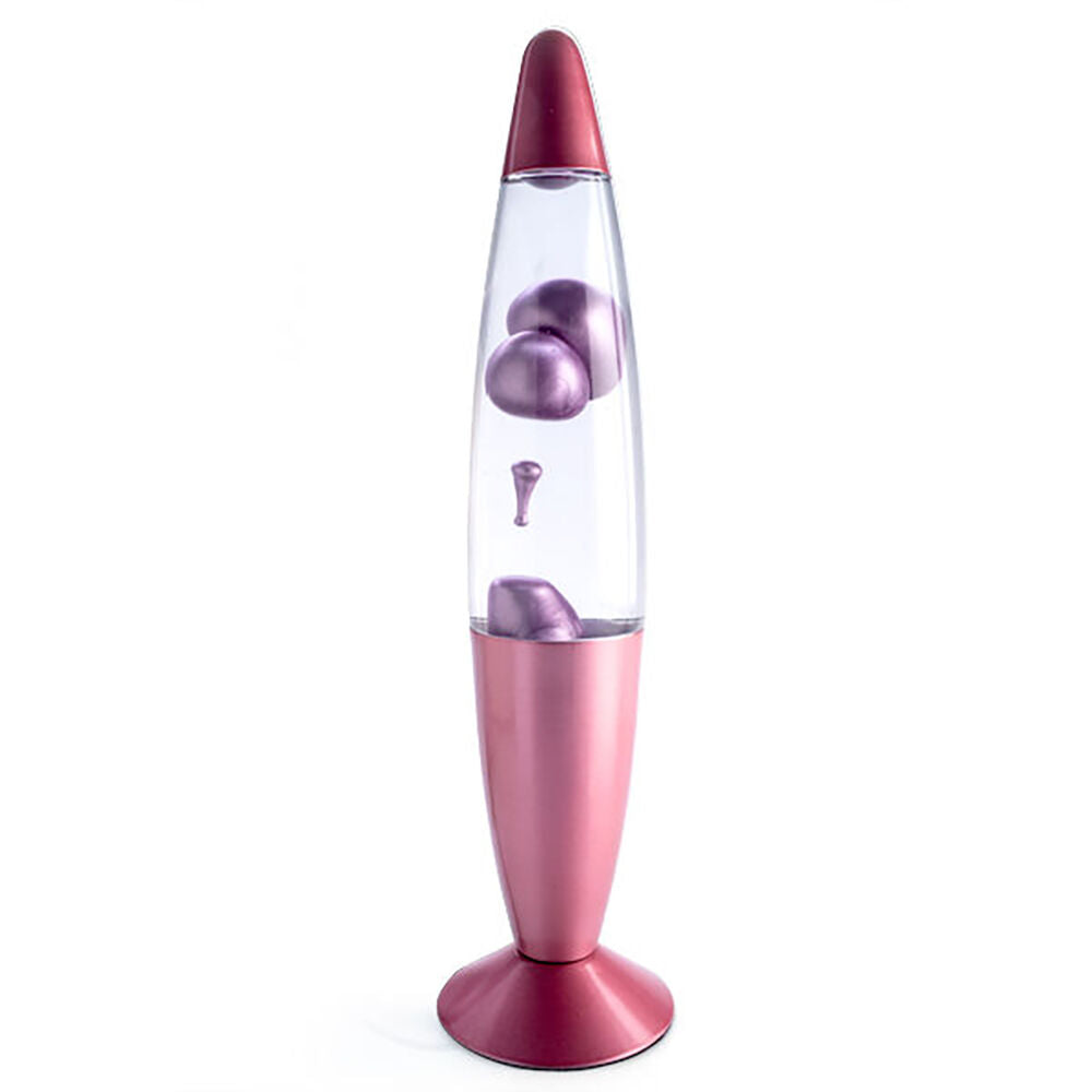MDI Metallic Motion Lava Lamp Decorative Light 10x41cm - Pink