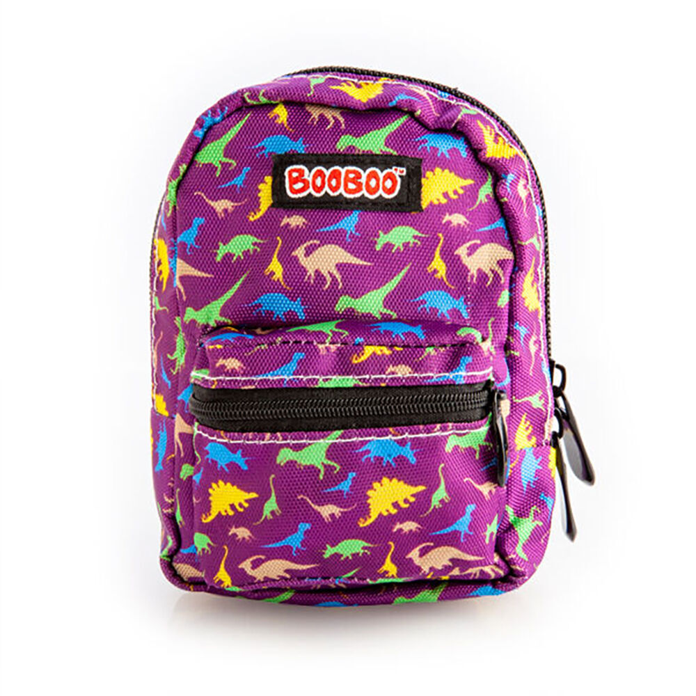 3PK MDI BooBoo Backpack Minis Dinosaur 11x15cm Kids 3y+