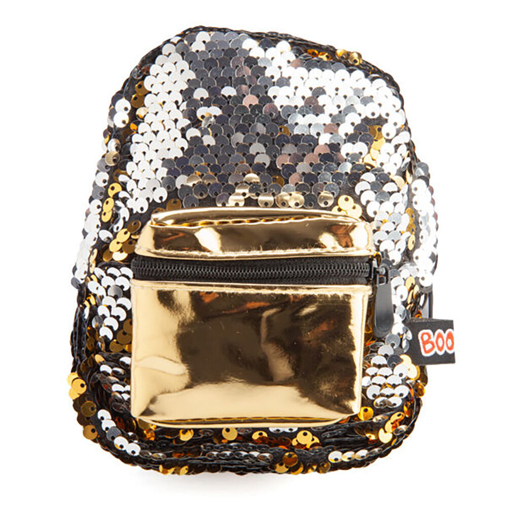 3PK MDI BooBoo Backpack Minis Sequin Gold Mini Bag 11x13cm 3y+