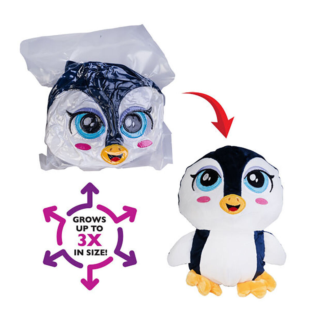 2PK Penguin Island Expandimal Plush Toy Popsicle 10x22cm - Penguin 3y+
