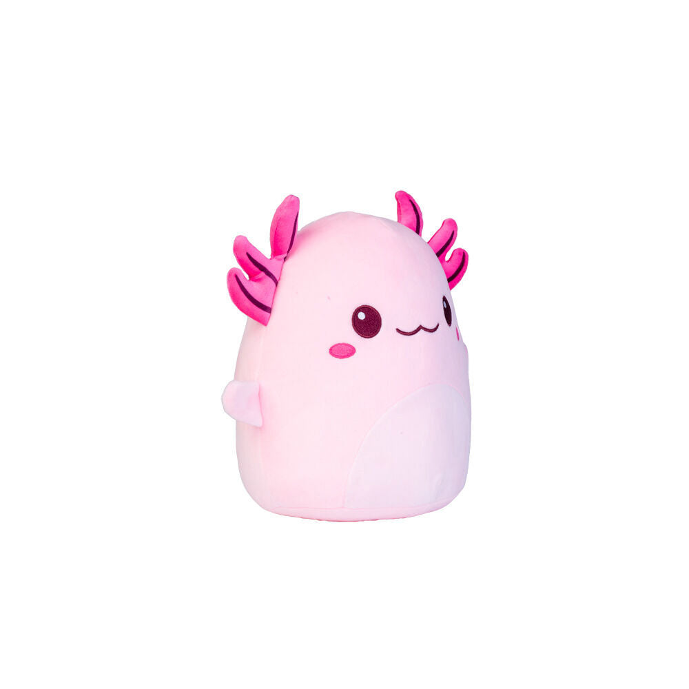 2PK Smooshos Pal Squishy Super Soft Velour Plushie Kids Toy 22x16x22cm Axolotl