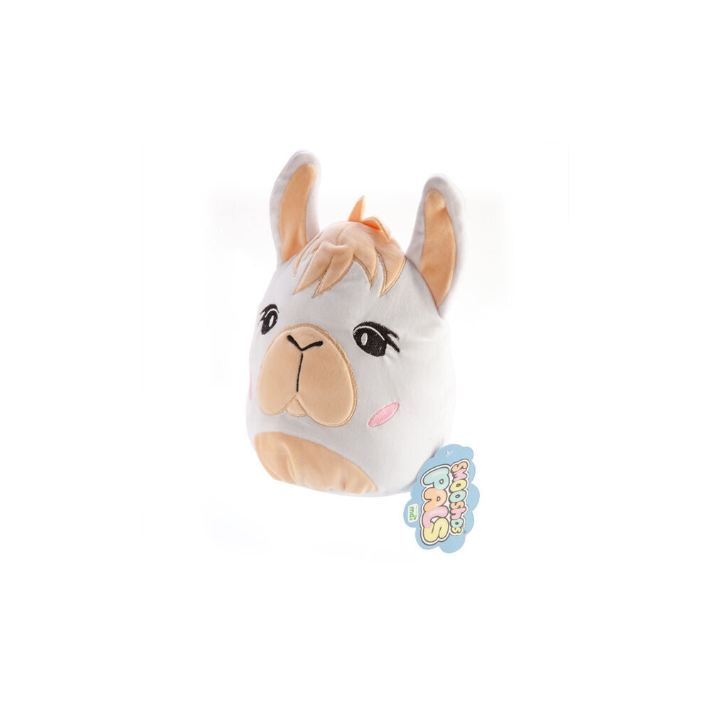 3PK Smooshos Pal Squishy Super Soft Velour Plushie Kids Toy 22x16x22cm Alpaca