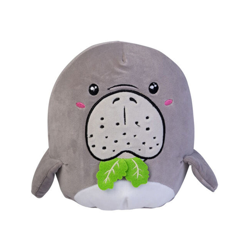 2PK Smooshos Pal Squishy Super Soft Velour Plushie Kids Toy 22x16x22cm Dugong