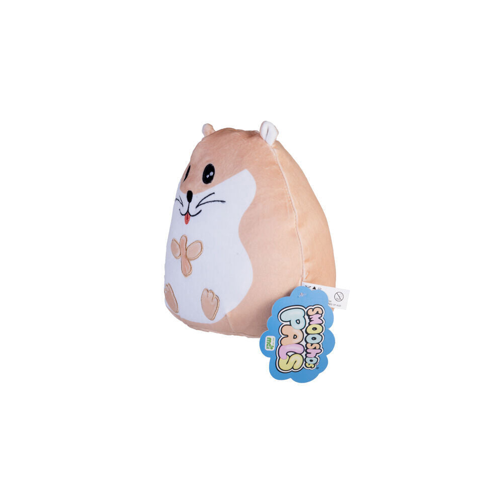 Smooshos Pal Squishy Super Soft Velour Plushie Kids Toy 22x16x22cm Hamster