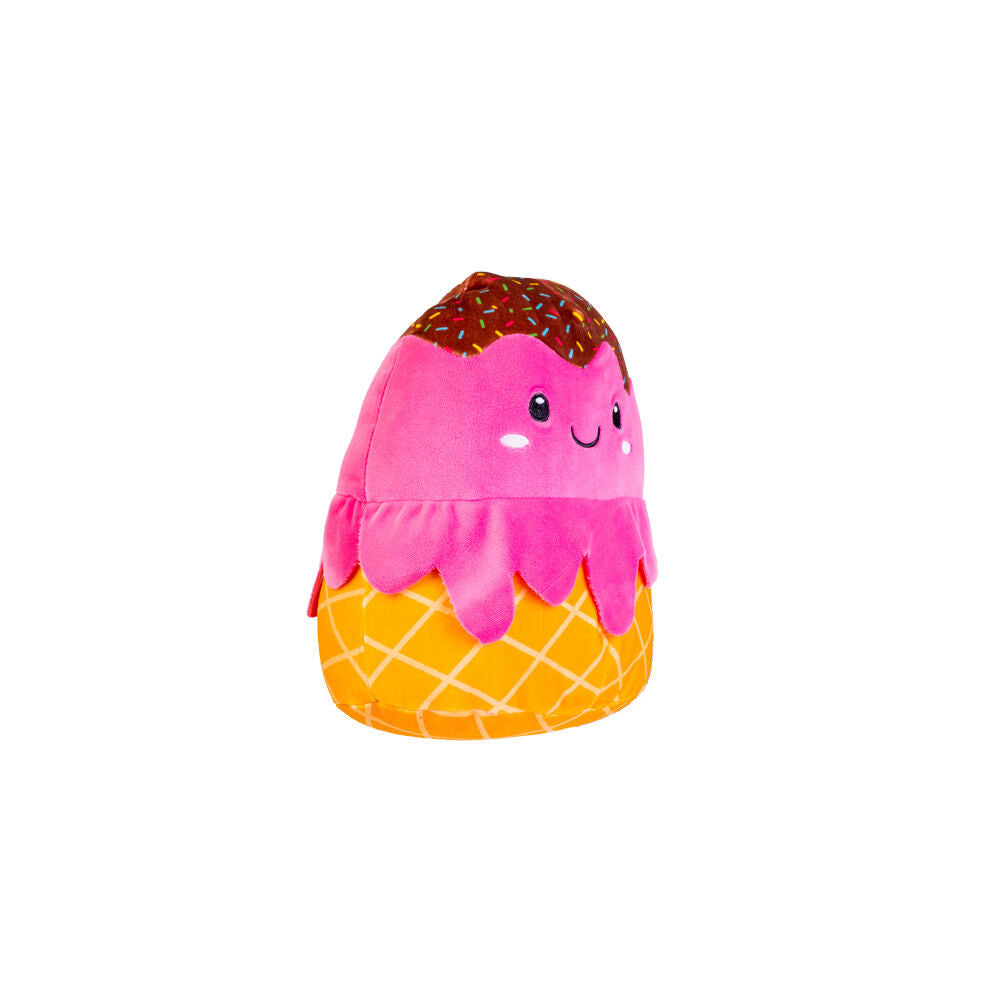 Smooshos Pal Squishy Super Soft Velour Plushie Kids Toy 22x16x22cm Ice Cream