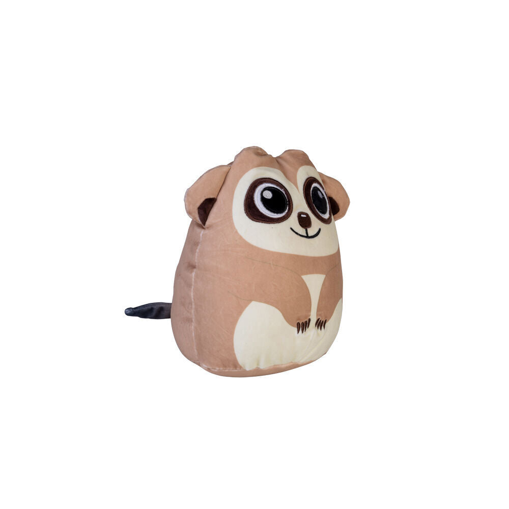 2PK Smooshos Pal Squishy Super Soft Velour Plushie Kids Toy 22x16x22cm Meerkat