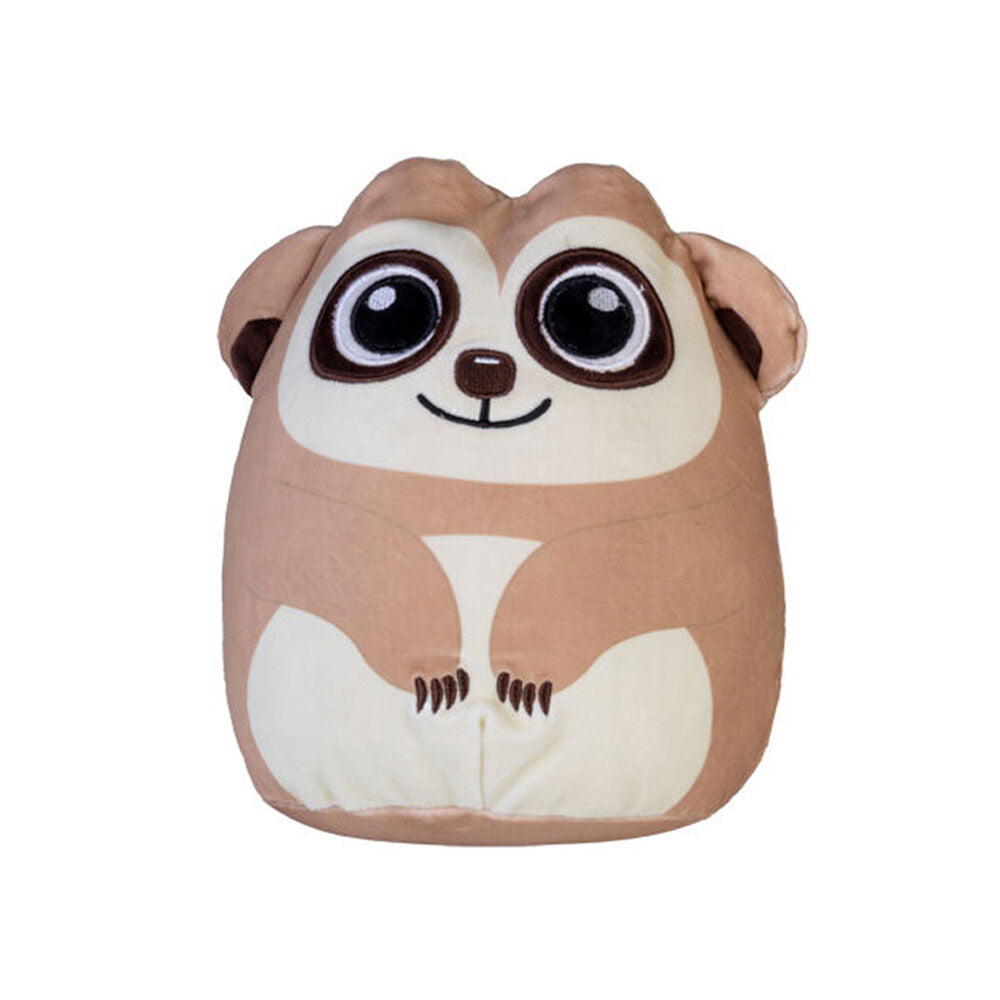2PK Smooshos Pal Squishy Super Soft Velour Plushie Kids Toy 22x16x22cm Meerkat