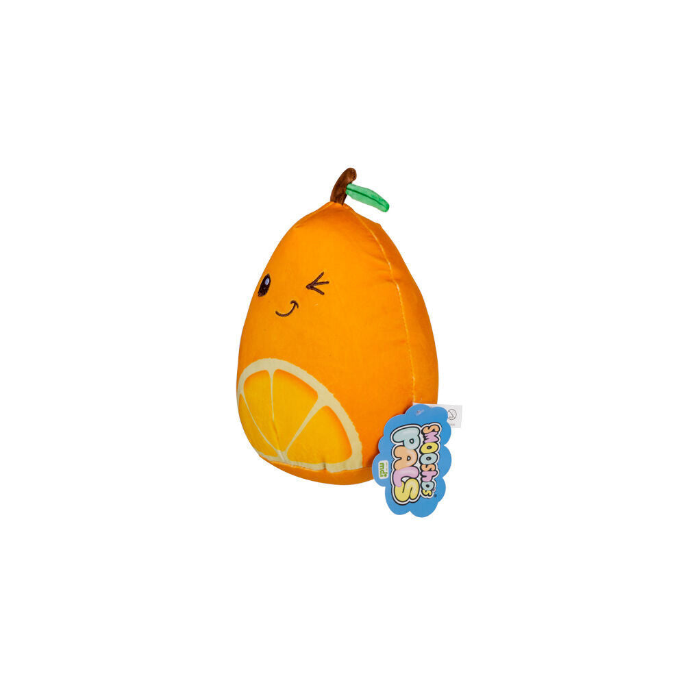 3PK Smooshos Pal Squishy Velour Plushie Kids Toy 22x16x22cm Orange Fruit