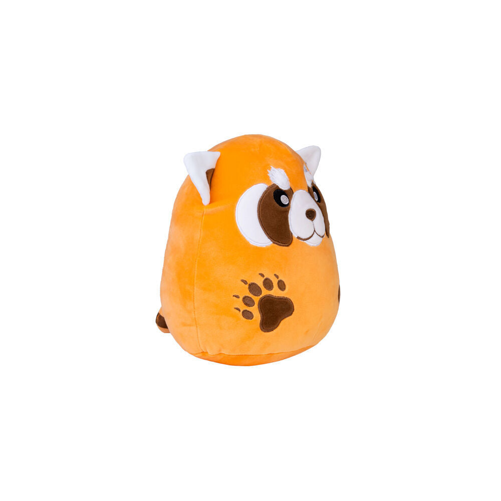 Smooshos Pal Squishy Super Soft Velour Plushie Kids Toy 22x16x22cm Red Panda