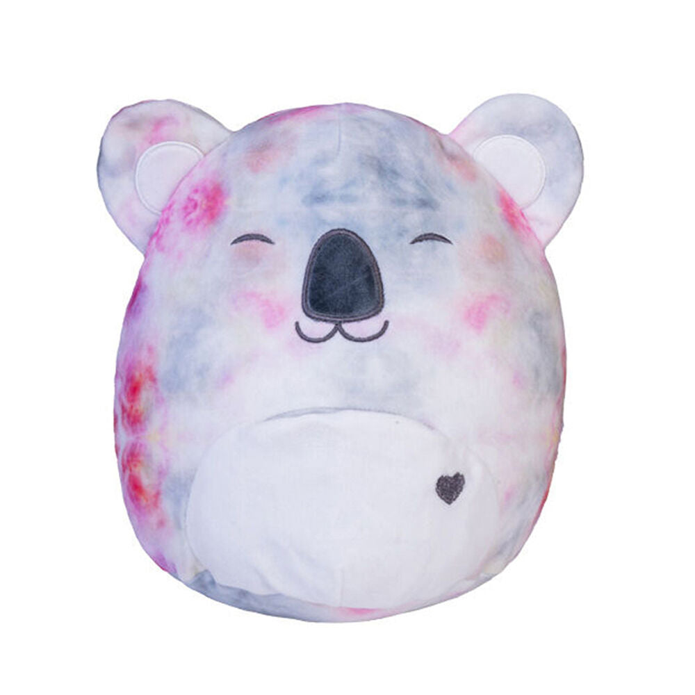 3PK Smooshos Pal Squishy Velour Plushie Kids Toy 22x16x22cm Tie Dye Koala V2