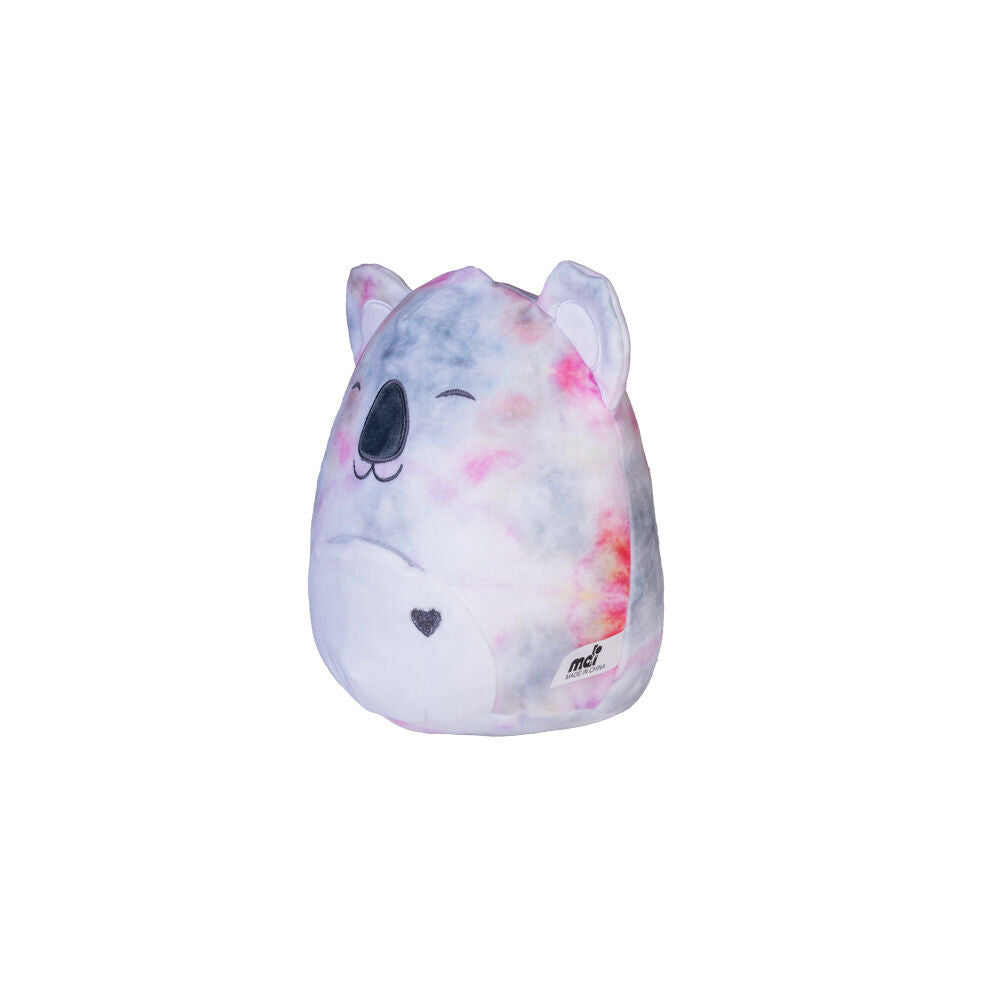 3PK Smooshos Pal Squishy Velour Plushie Kids Toy 22x16x22cm Tie Dye Koala V2