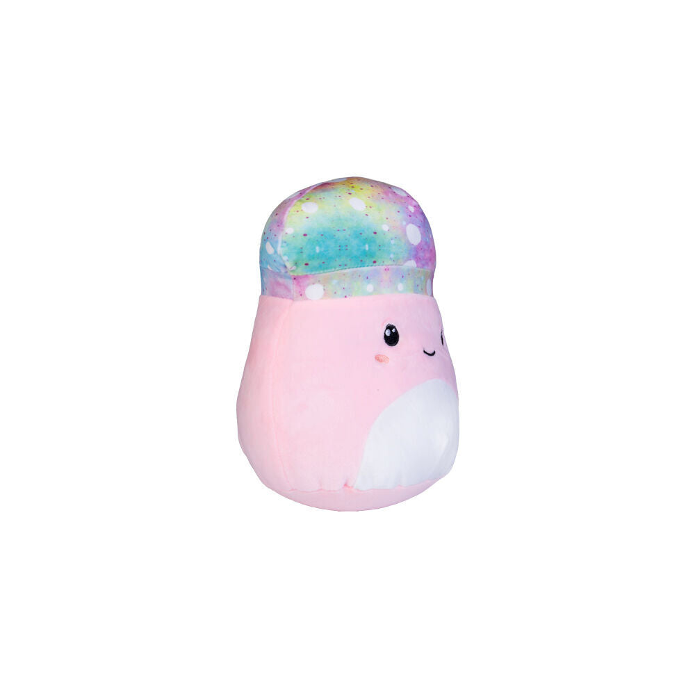 Smooshos Pal Squishy Velour Plushie Kids Toy 22x16x22cm Tie Dye Mushroom