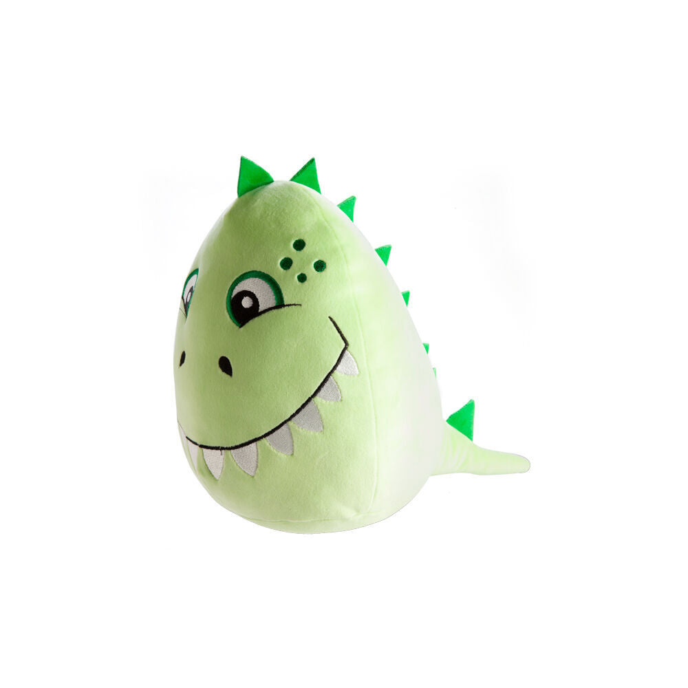 Smooshos Pal Squishy Velour Plushie Kids Toy 22x16x22cm Green T-Rex