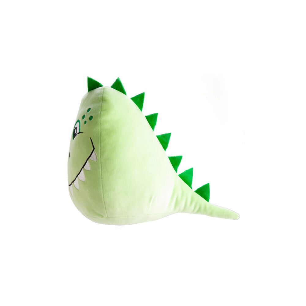 Smooshos Pal Squishy Velour Plushie Kids Toy 22x16x22cm Green T-Rex