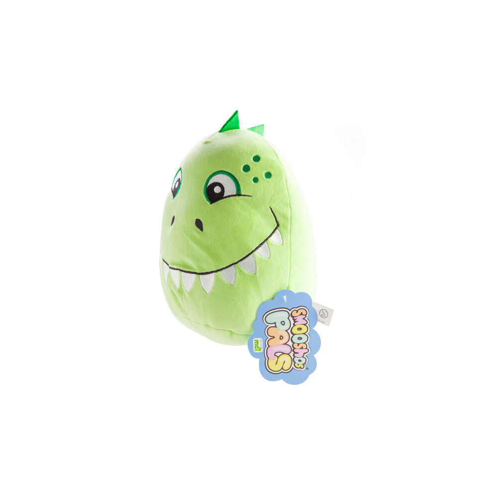 Smooshos Pal Squishy Velour Plushie Kids Toy 22x16x22cm Green T-Rex