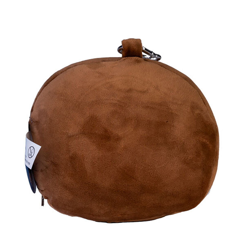 Smooshos Pal Travel 2-in-1 Eye Mask Neck Pillow Sloth 17x15cm Brown