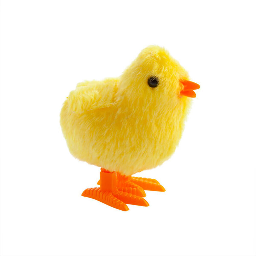 6PK Furever Pets Wind Up Soft Plush Jumping Toys Kids/Children Chick Yellow
