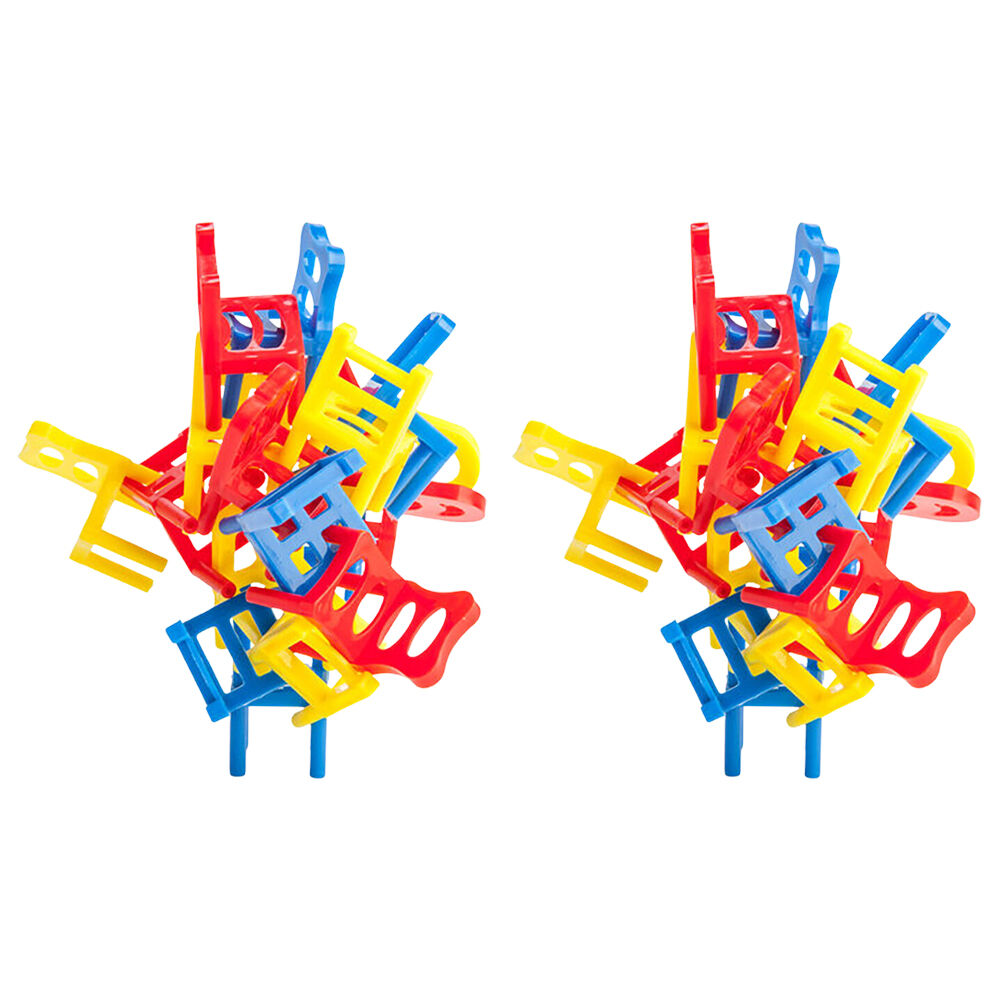 2PK MDI Balance Chairs Set Chair Stacking/Balancing Drinking Game