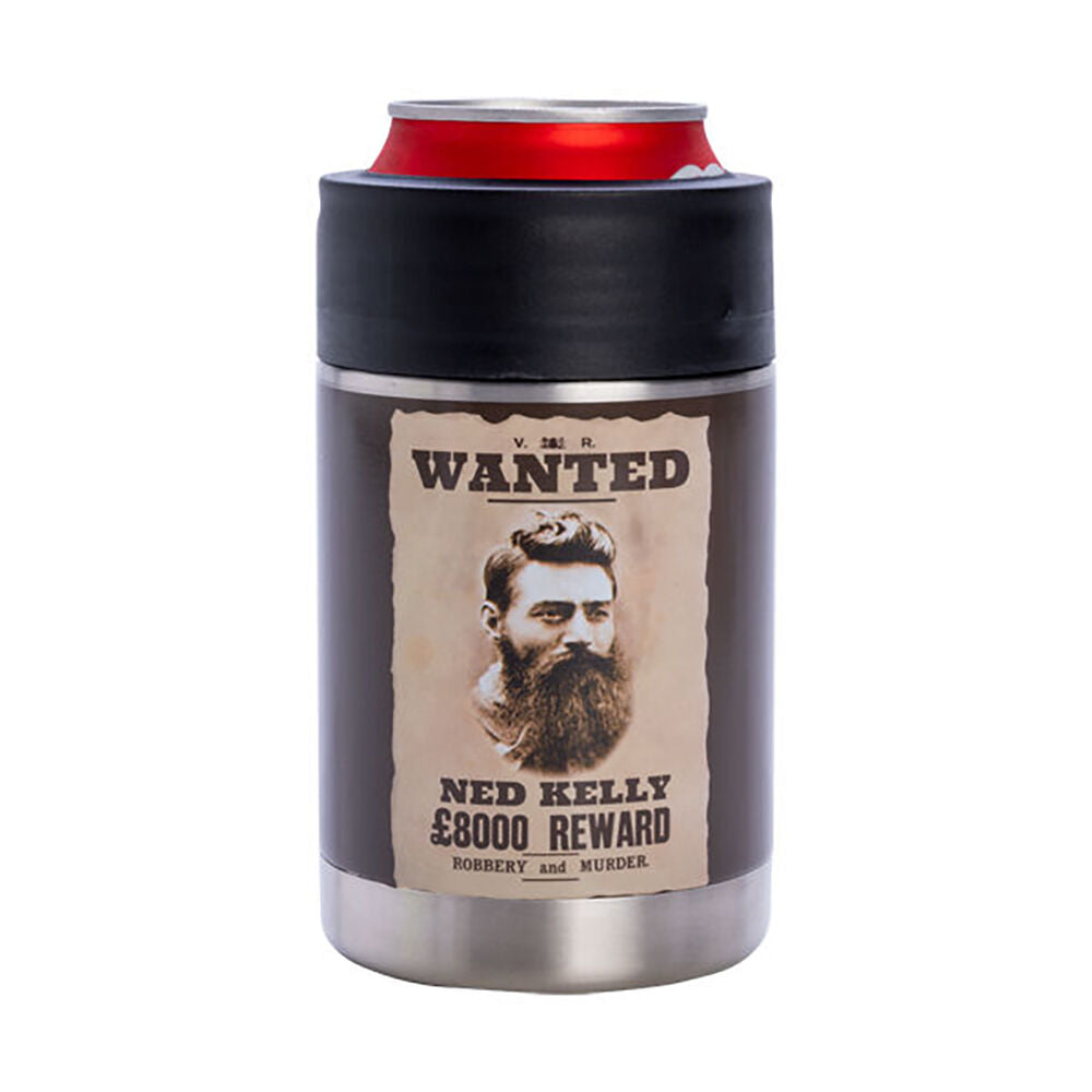 MDI Bushranger Ned Metal Can/Bottle Cooler Stubby Holder Barware Accessory