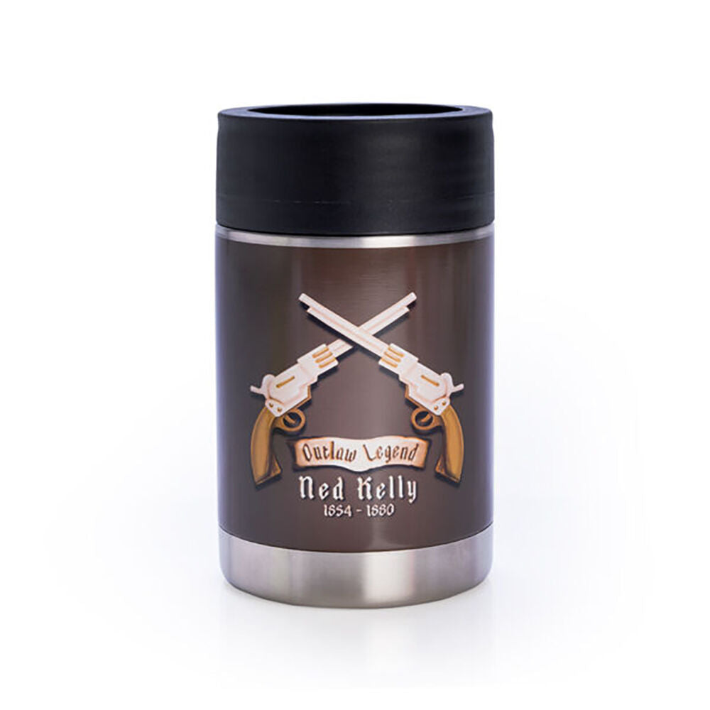 MDI Bushranger Ned Metal Can/Bottle Cooler Stubby Holder Barware Accessory