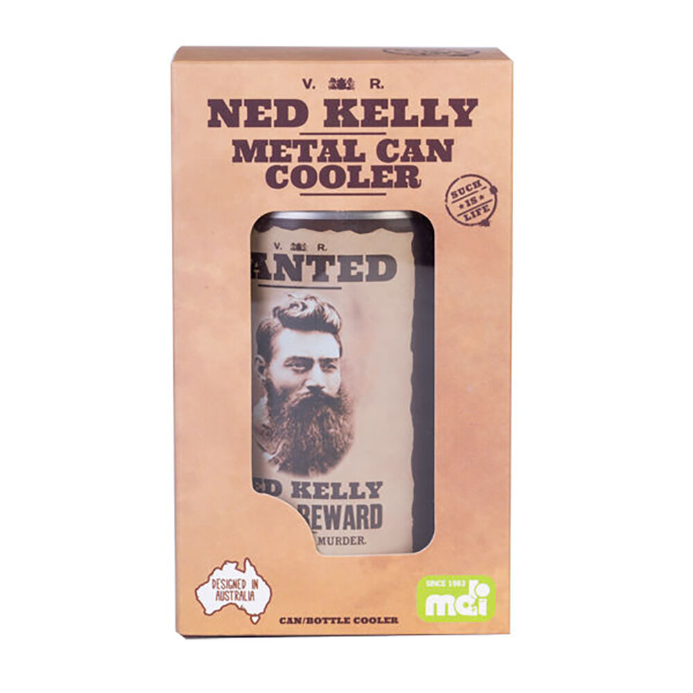 MDI Bushranger Ned Metal Can/Bottle Cooler Stubby Holder Barware Accessory