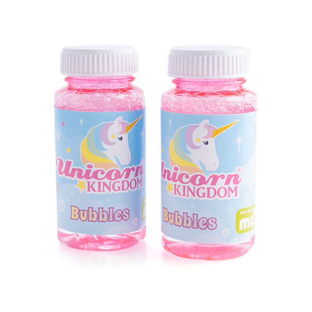 2PK Unicorn Kingdom Bubble Maker Gun Kids Outdoor Play Toy - Pink Unicorn