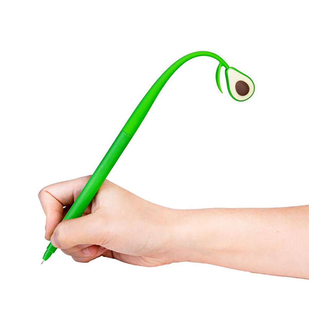 6PK MDI Wiggle Gel Pen School Writting Stationery Kids/Children Avocado