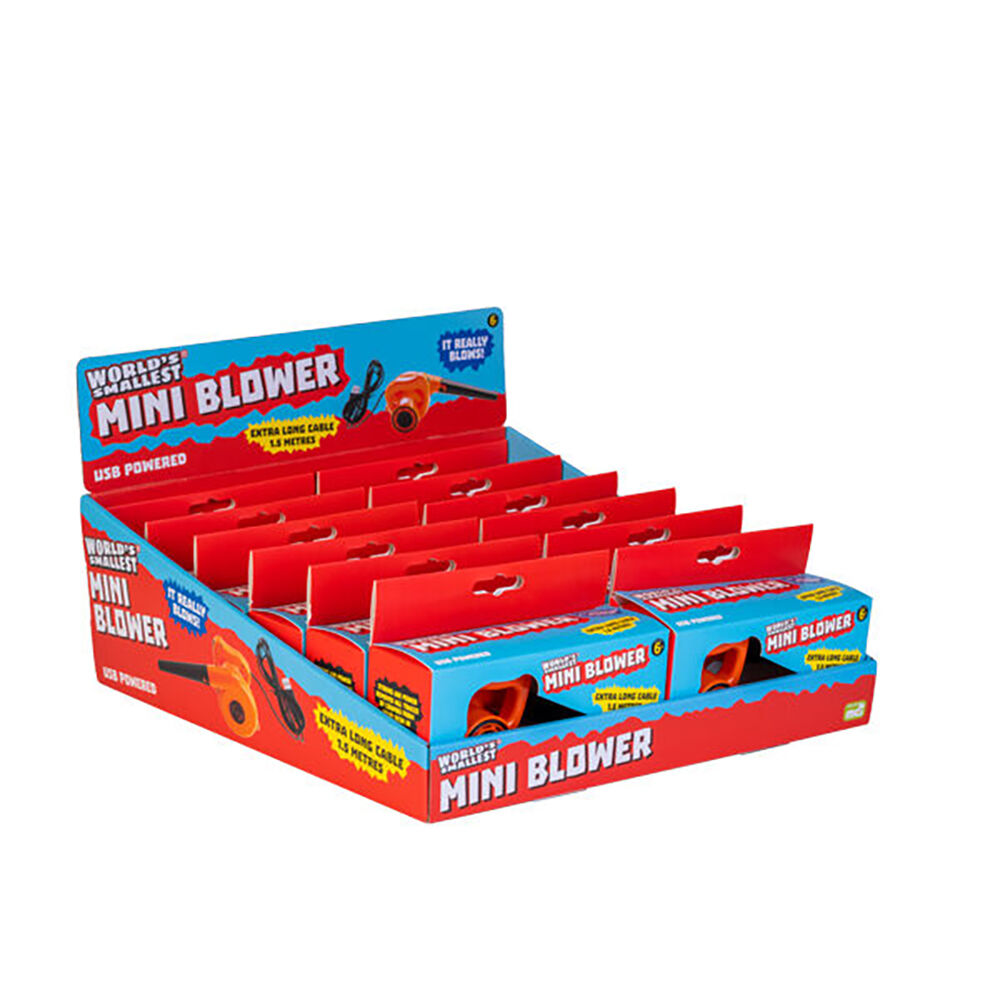 Worlds Smallest Mini Blower Home/Office Decor Miniature Toy Kids 6y+ Red