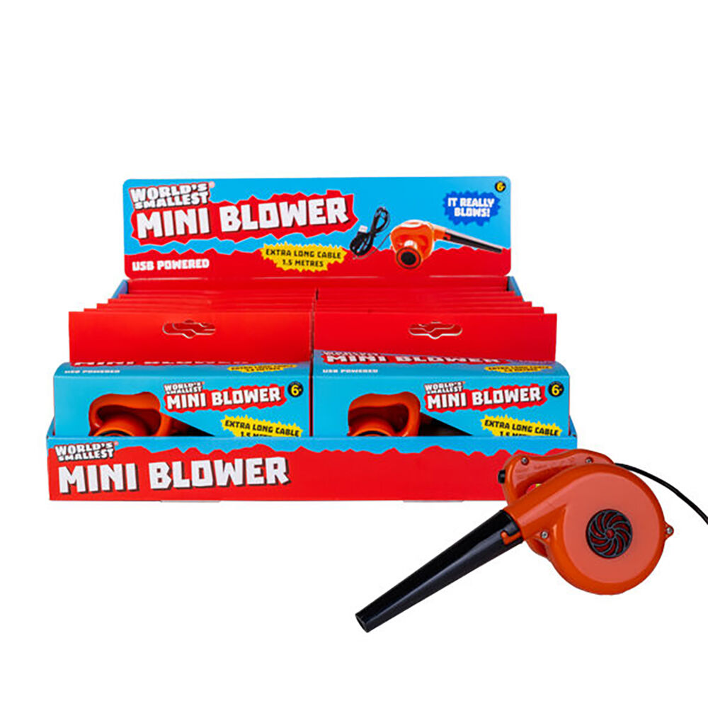 Worlds Smallest Mini Blower Home/Office Decor Miniature Toy Kids 6y+ Red
