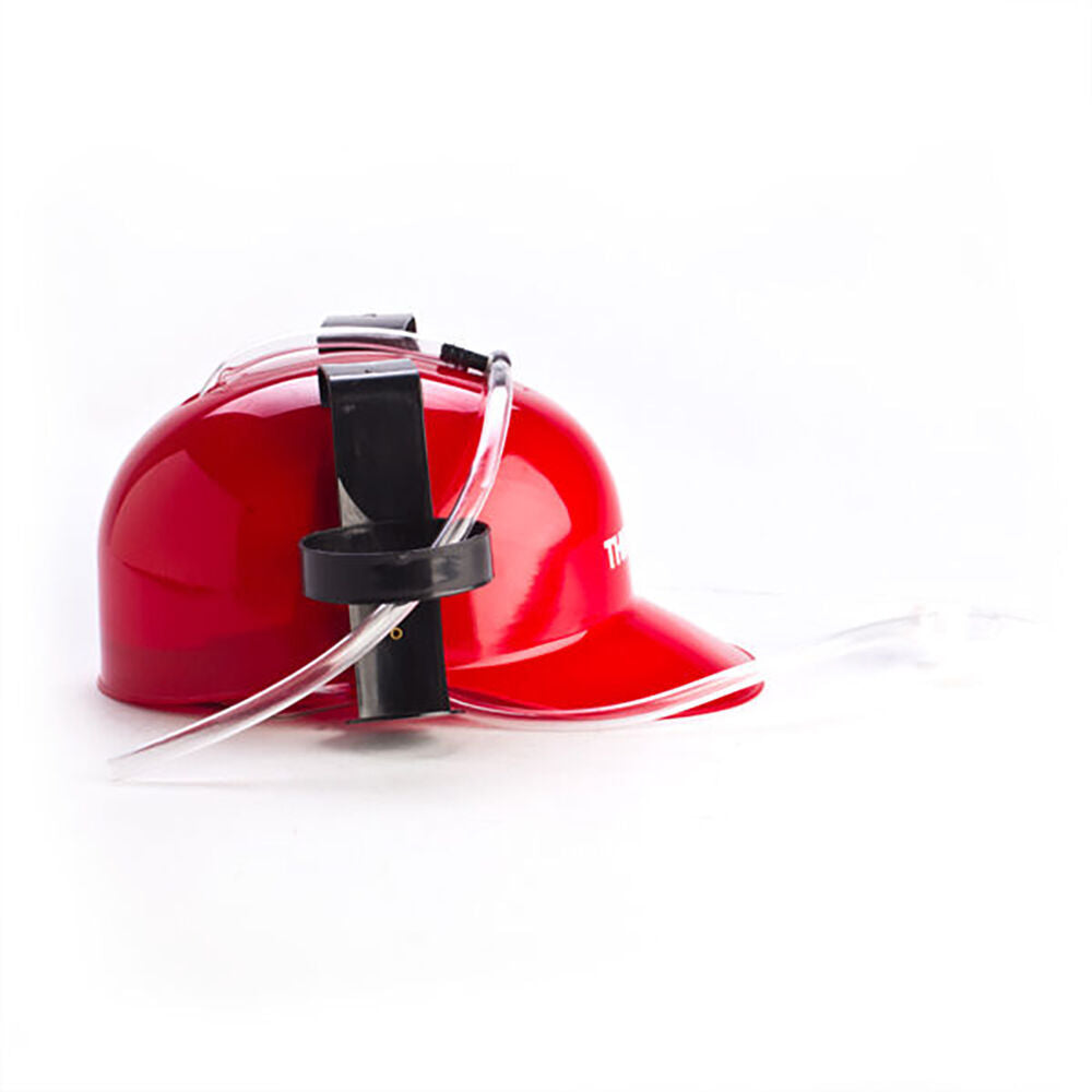 2PK MDI Drinking Hat Beer Helmet Thirst Aid 31x27cm - Red