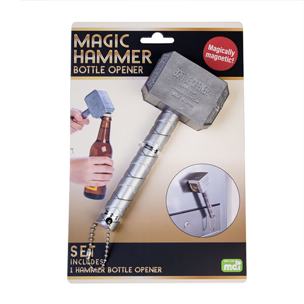 MDI Magic Hammer Bottle Opener/Cap Remover Accessory Grey