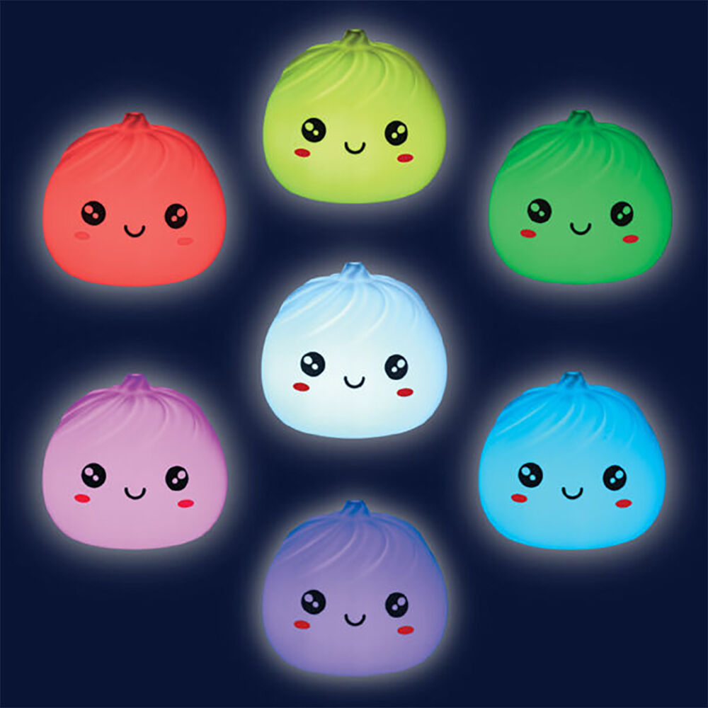 Art + Tech LED Lamp Steamed Bun Cute Night Light Novelty Decor 11x11cm